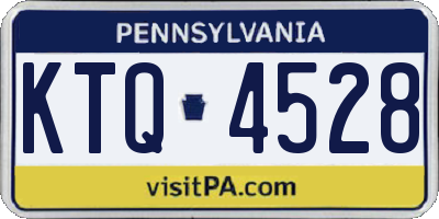 PA license plate KTQ4528