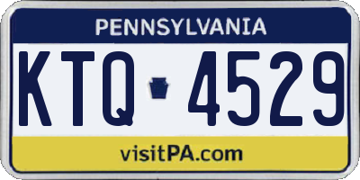 PA license plate KTQ4529