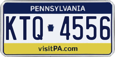PA license plate KTQ4556