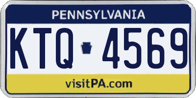 PA license plate KTQ4569