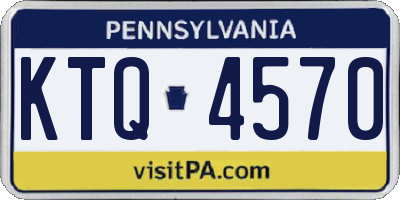 PA license plate KTQ4570