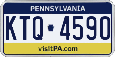 PA license plate KTQ4590