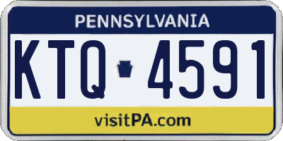 PA license plate KTQ4591