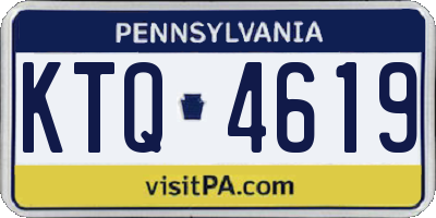 PA license plate KTQ4619