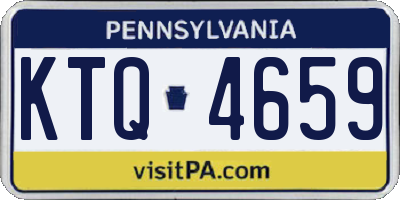 PA license plate KTQ4659