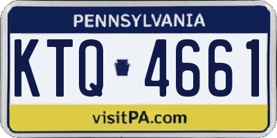 PA license plate KTQ4661