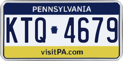 PA license plate KTQ4679