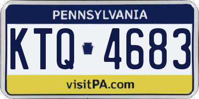PA license plate KTQ4683