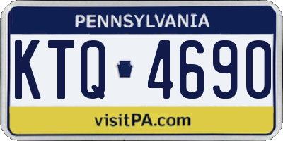 PA license plate KTQ4690
