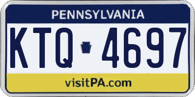 PA license plate KTQ4697