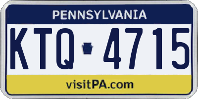 PA license plate KTQ4715