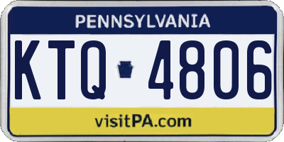 PA license plate KTQ4806