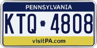 PA license plate KTQ4808