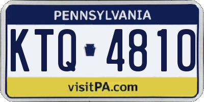 PA license plate KTQ4810