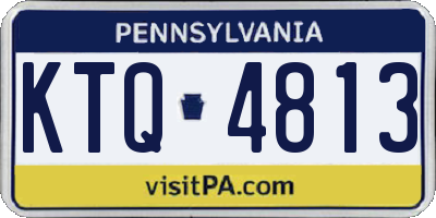 PA license plate KTQ4813