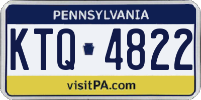 PA license plate KTQ4822