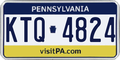 PA license plate KTQ4824