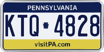 PA license plate KTQ4828