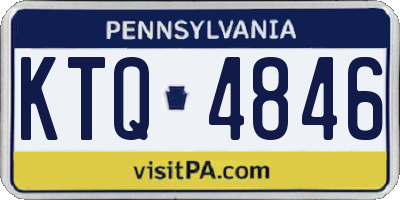 PA license plate KTQ4846
