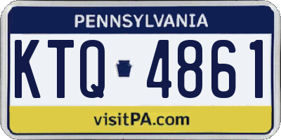 PA license plate KTQ4861