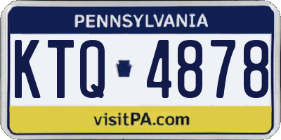 PA license plate KTQ4878