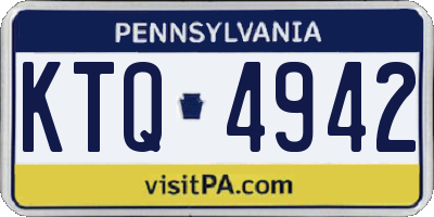 PA license plate KTQ4942
