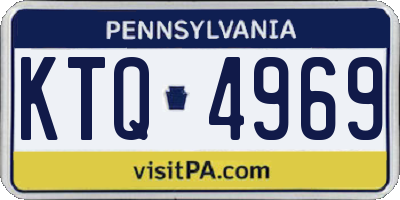 PA license plate KTQ4969