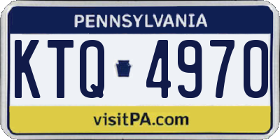 PA license plate KTQ4970