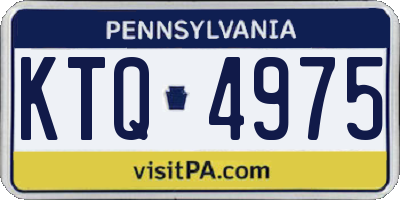PA license plate KTQ4975
