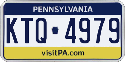 PA license plate KTQ4979