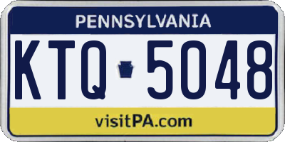 PA license plate KTQ5048