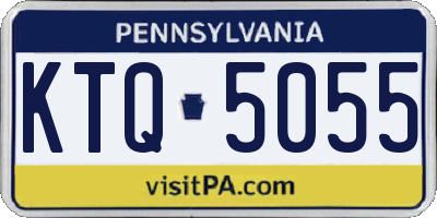 PA license plate KTQ5055