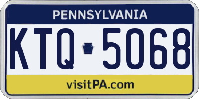 PA license plate KTQ5068