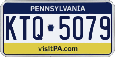 PA license plate KTQ5079