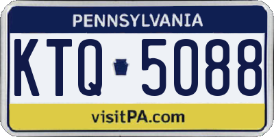 PA license plate KTQ5088