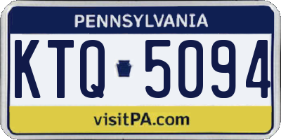 PA license plate KTQ5094
