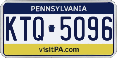 PA license plate KTQ5096