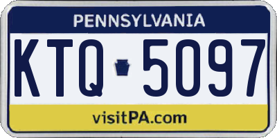 PA license plate KTQ5097