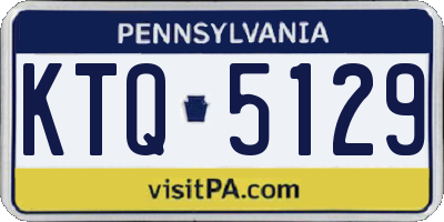 PA license plate KTQ5129