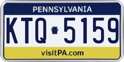PA license plate KTQ5159