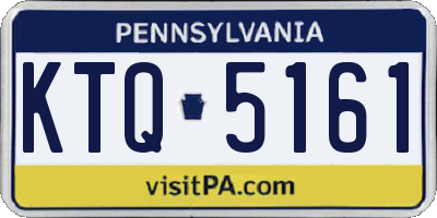 PA license plate KTQ5161