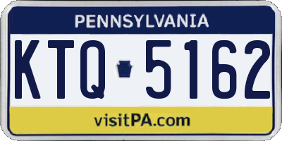 PA license plate KTQ5162