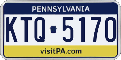 PA license plate KTQ5170