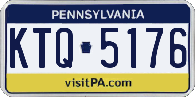 PA license plate KTQ5176