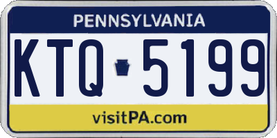 PA license plate KTQ5199
