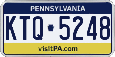 PA license plate KTQ5248