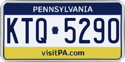 PA license plate KTQ5290
