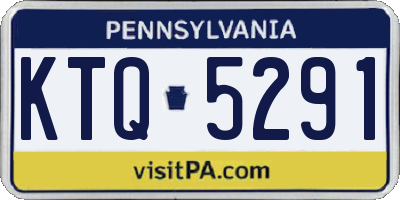 PA license plate KTQ5291