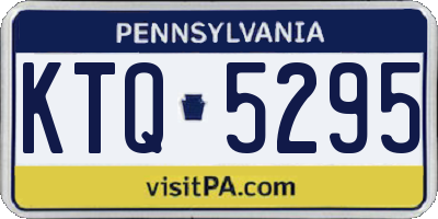 PA license plate KTQ5295