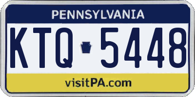 PA license plate KTQ5448
